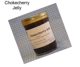 Chokecherry Jelly