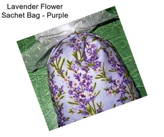 Lavender Flower Sachet Bag - Purple