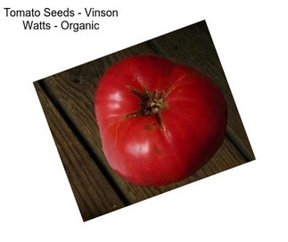 Tomato Seeds - Vinson Watts - Organic