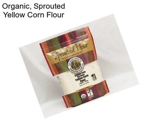 Organic, Sprouted Yellow Corn Flour