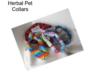 Herbal Pet Collars