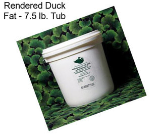 Rendered Duck Fat - 7.5 lb. Tub