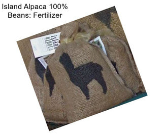 Island Alpaca 100% Beans: Fertilizer