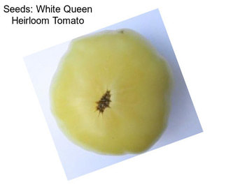 Seeds: White Queen Heirloom Tomato