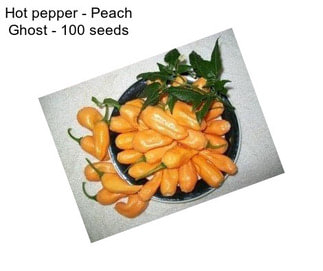 Hot pepper - Peach Ghost - 100 seeds
