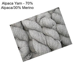 Alpaca Yarn - 70% Alpaca/30% Merino