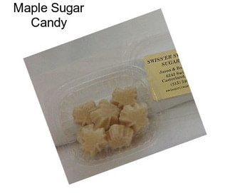 Maple Sugar Candy