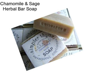 Chamomile & Sage Herbal Bar Soap