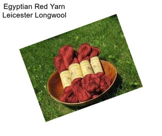 Egyptian Red Yarn Leicester Longwool