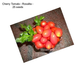 Cherry Tomato - Rosalita - 25 seeds