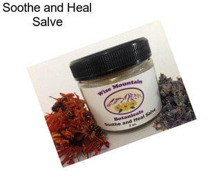 Soothe and Heal Salve