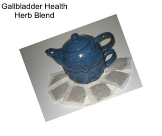 Gallbladder Health Herb Blend