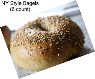 NY Style Bagels (6 count)