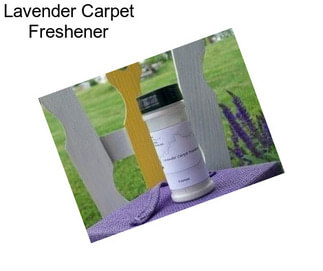 Lavender Carpet Freshener