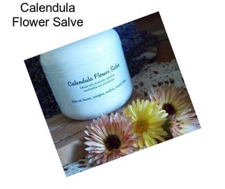 Calendula Flower Salve