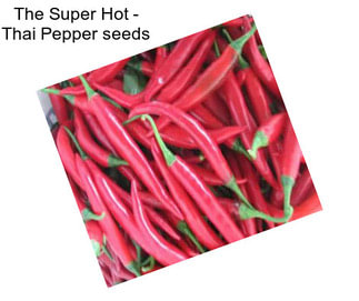 The Super Hot - Thai Pepper seeds