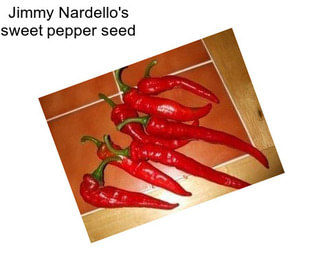 Jimmy Nardello\'s sweet pepper seed