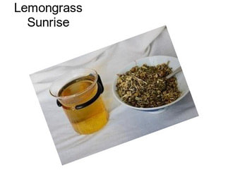 Lemongrass Sunrise