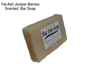 Fat Ash Juniper Berries Scented  Bar Soap
