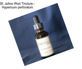 St. Johns Wort Tincture - Hypericum perforatum