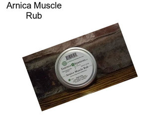 Arnica Muscle Rub