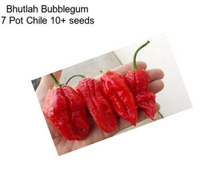 Bhutlah Bubblegum 7 Pot Chile 10+ seeds