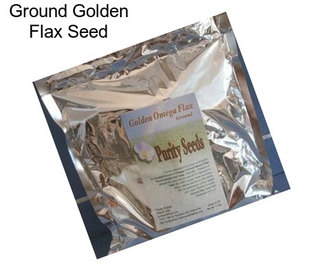 Ground Golden Flax Seed
