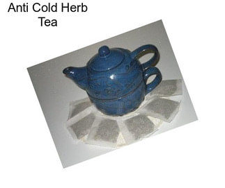 Anti Cold Herb Tea