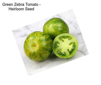Green Zebra Tomato - Heirloom Seed