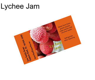 Lychee Jam