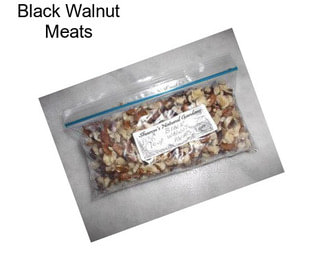 Black Walnut Meats
