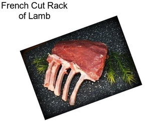 French Cut Rack of Lamb