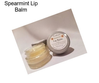 Spearmint Lip Balm