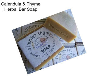 Calendula & Thyme Herbal Bar Soap