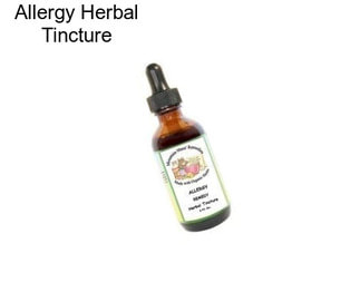 Allergy Herbal Tincture