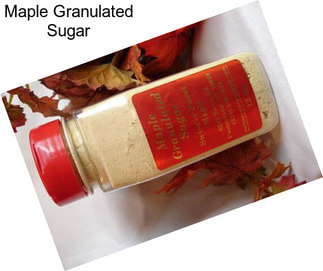 Maple Granulated Sugar
