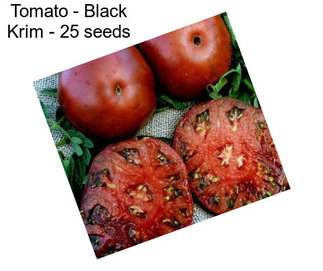Tomato - Black Krim - 25 seeds