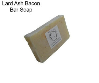 Lard Ash Bacon Bar Soap