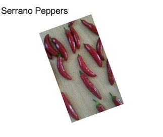 Serrano Peppers