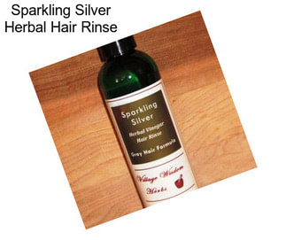 Sparkling Silver Herbal Hair Rinse