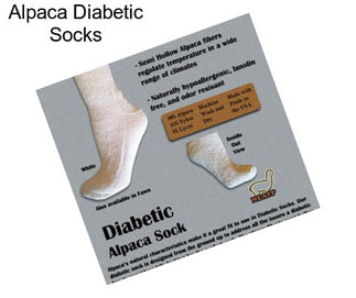 Alpaca Diabetic Socks