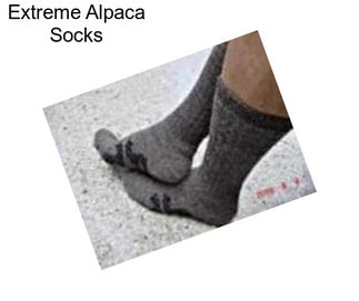 Extreme Alpaca Socks