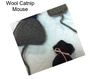 Wool Catnip Mouse