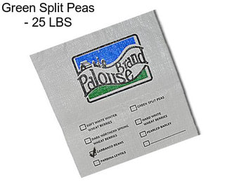 Green Split Peas - 25 LBS