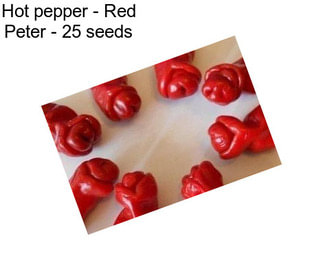 Hot pepper - Red Peter - 25 seeds