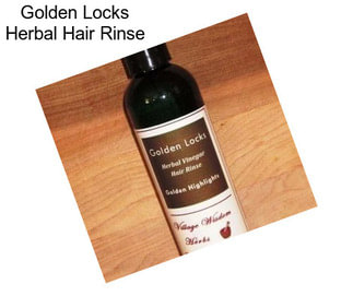 Golden Locks Herbal Hair Rinse