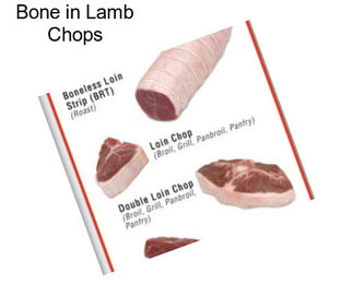 Bone in Lamb Chops