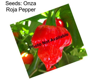 Seeds: Onza Roja Pepper