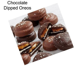 Chocolate Dipped Oreos