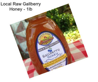 Local Raw Gallberry Honey - 1lb